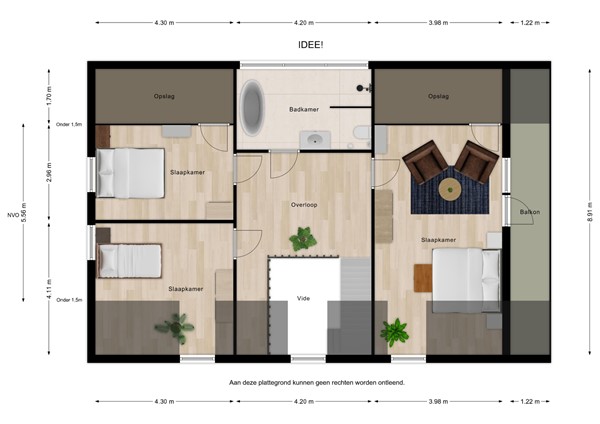 Floorplan - Nieuwstraat 40, 4524 EE Sluis
